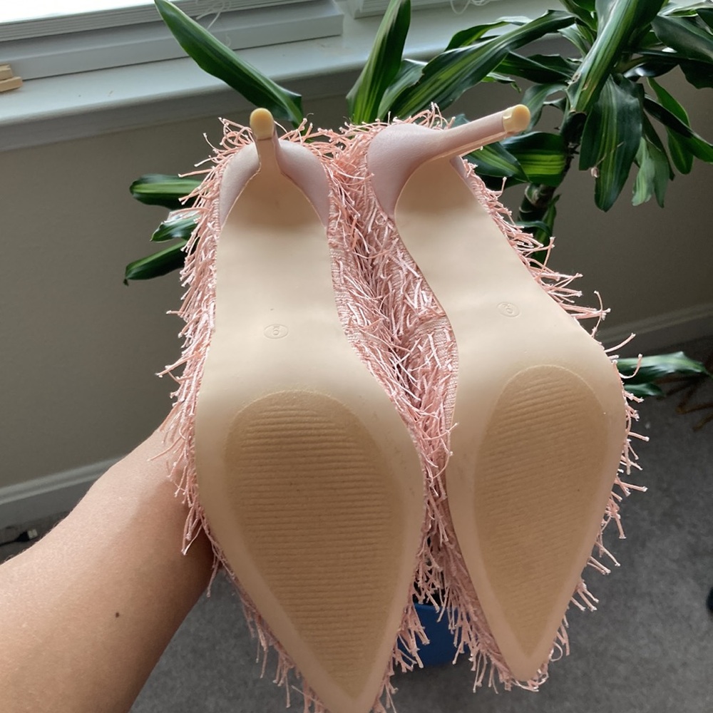 Pink Fringe Pump - Picture 6 of 13